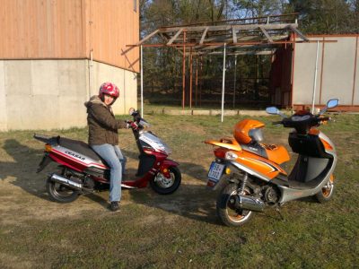 Česká motorkářka po měsíci práce v Rakousku.